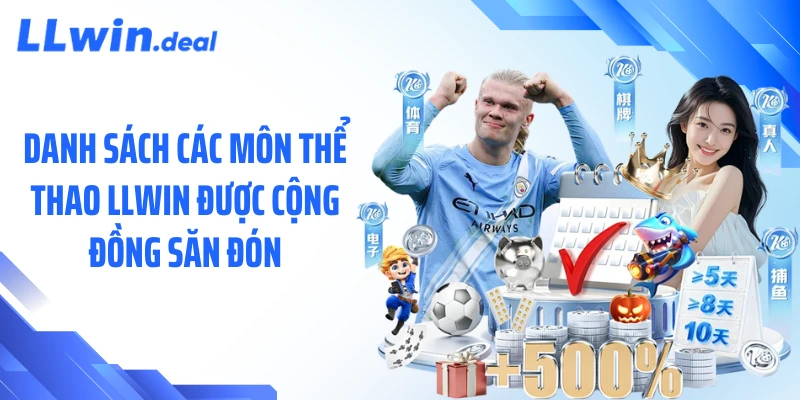 Danh sách các môn thể thao LLWIN được cộng đồng săn đón