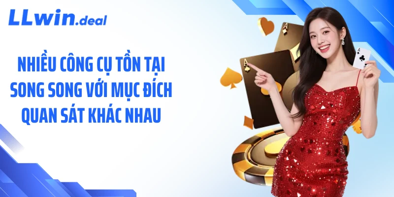 Nhiều công cụ tồn tại song song với mục đích quan sát khác nhau